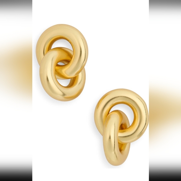 🌟NEW🌟❤️Madewell❤️Mini Chunky Donut Hoop Earrings 💥💥 - Picture 7 of 9